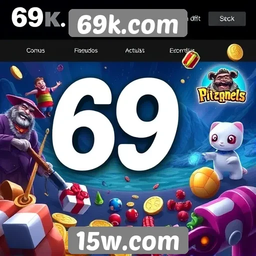 Plataforma de jogos 69k.com oferece diversidade de títulos
