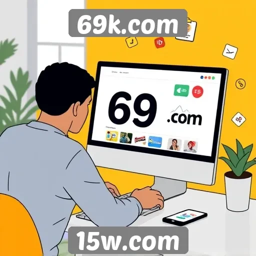 Estratégias de marketing do site 69k.com